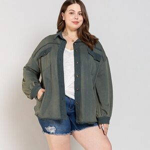 Pol‎ Oversized Shacket Size Small